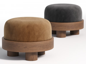 Minimalist Ottoman 3D Model