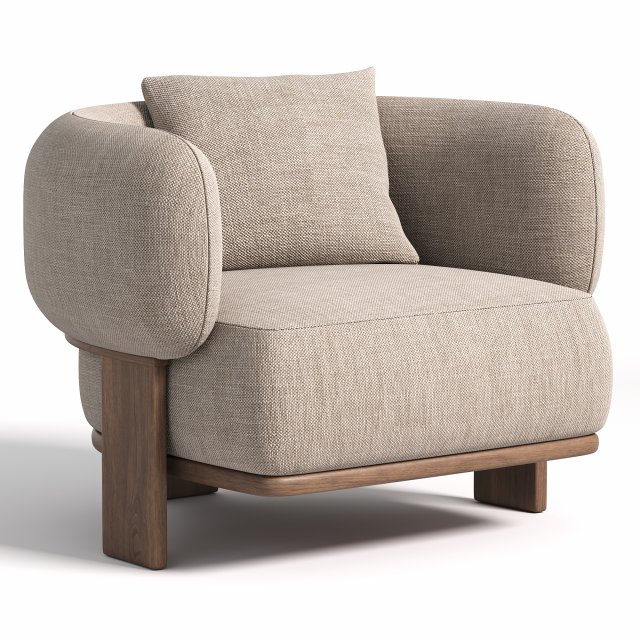 Armchair Bol Modèle 3D .c4d .max .obj .3ds .fbx .stl .blend