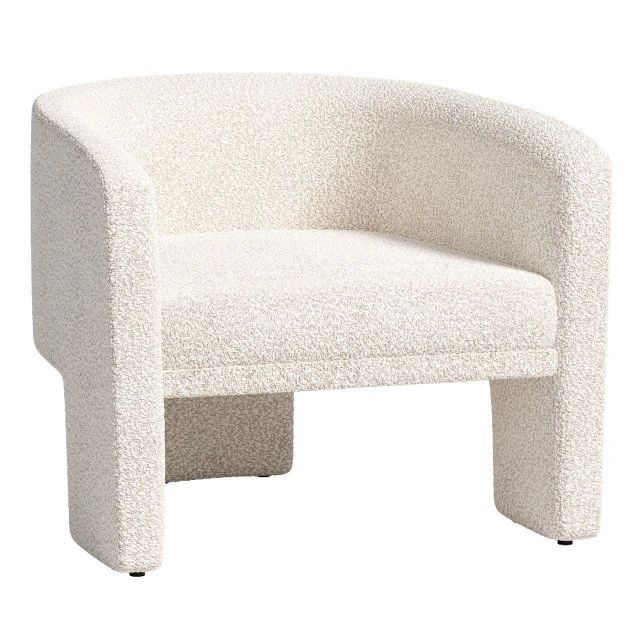 Casa Armchair 3D Model .c4d .max .obj .3ds .fbx .stl .blend 