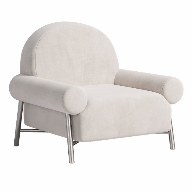 TALIA Armchair 3D Модель .c4d .max .obj .3ds .fbx .stl .blend 