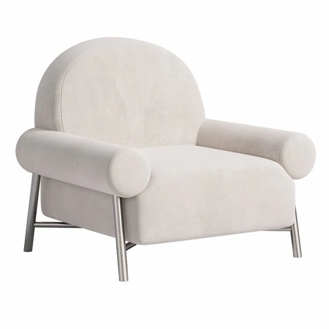 TALIA Armchair 3D Model .c4d .max .obj .3ds .fbx .stl .blend 