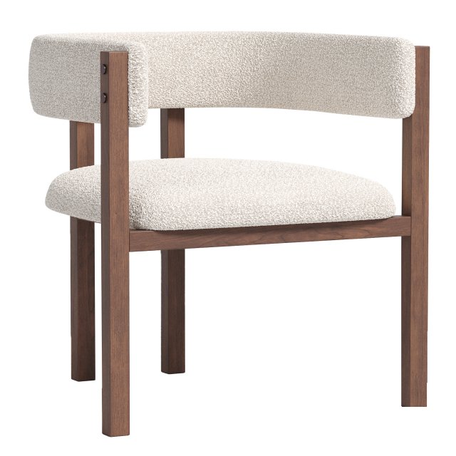 Valentina Dining Chair Model 3D .c4d .max .obj .3ds .fbx .stl .blend 