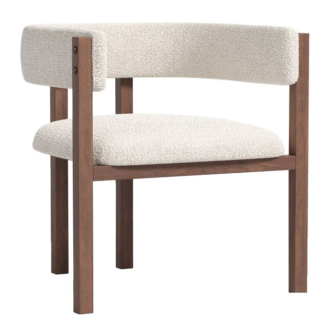 Valentina Dining Chair 3D Model .c4d .max .obj .3ds .fbx .stl .blend 