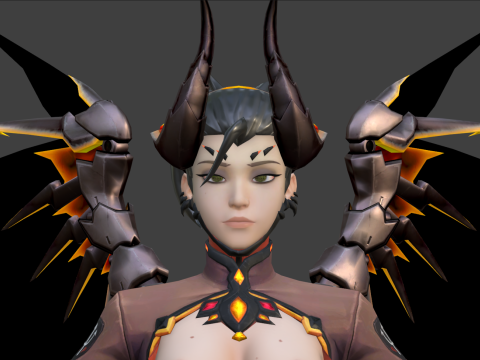 Devil Mercy Modèle 3D