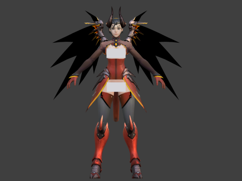 Devil Mercy Model 3D