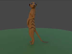 Lowpoly African Animal Pack 3D Model