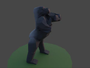 Lowpoly African Animal Pack 3D Model