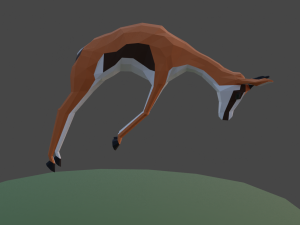 Lowpoly African Animal Pack 3D Модель