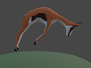 Lowpoly African Animal Pack 3D Model
