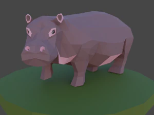 Lowpoly African Animal Pack 3D Model
