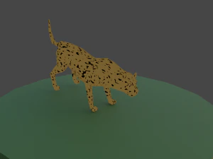 Lowpoly African Animal Pack 3D Model