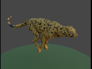 Lowpoly African Animal Pack 3D Модель