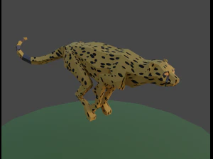 Lowpoly African Animal Pack 3D Model