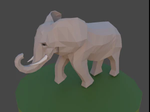 Lowpoly African Animal Pack 3D Model