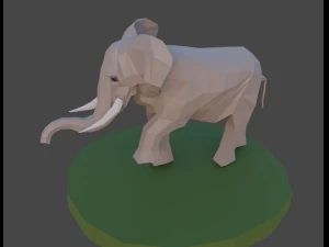 Lowpoly African Animal Pack 3D Model