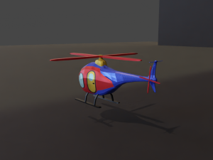 Lowpoly Cartoon Plane Pack 3D Modell