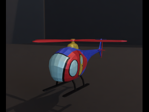 Lowpoly Cartoon Plane Pack 3D Modell