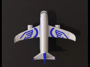 Lowpoly Cartoon Plane Pack 3D Model