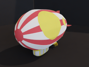 Lowpoly Cartoon Plane Pack 3D Modell