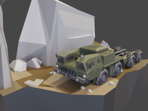 MAZ 7310 Modelo 3D