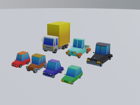 Lowpoly Car Pack 3D Model
