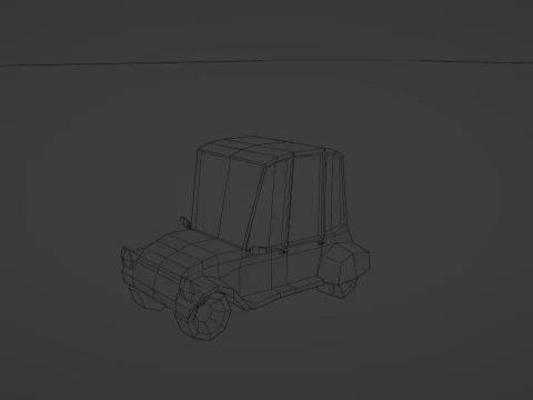 Lowpoly Car Pack 3D Model