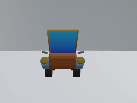 Lowpoly Car Pack 3D Model