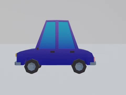 Lowpoly Car Pack 3D Model