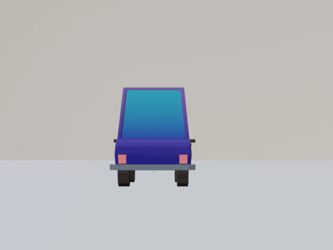 Lowpoly Car Pack 3D Model