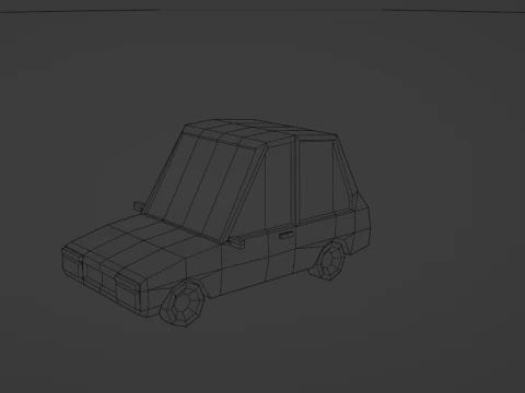 Lowpoly Car Pack 3D Model