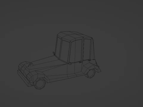 Lowpoly Car Pack 3D Model