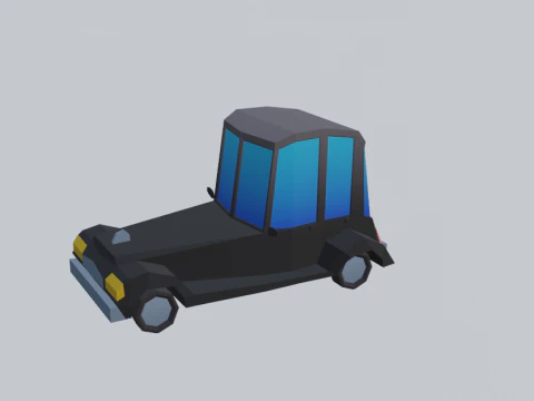 Lowpoly Car Pack 3D Model