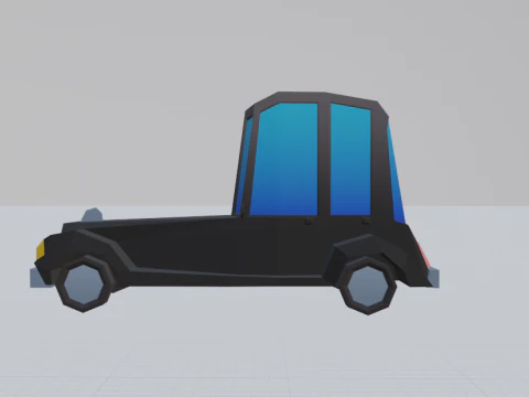 Lowpoly Car Pack 3D Model