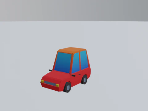 Lowpoly Car Pack 3D Model
