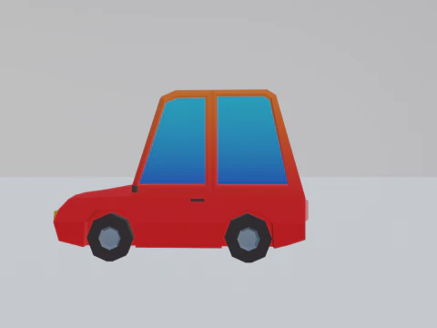 Lowpoly Car Pack 3D Model
