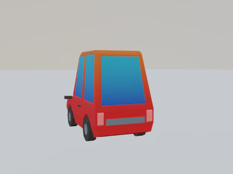 Lowpoly Car Pack 3D Model