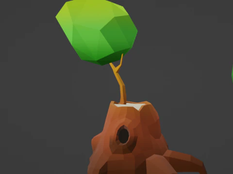Lowpoly Tree Pack 3D Model