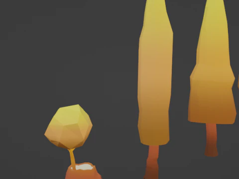 Lowpoly Tree Pack 3D Model