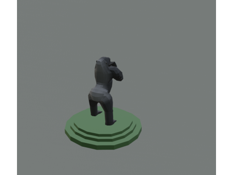 Gorilla Lowpoly 3d Modelo 3D