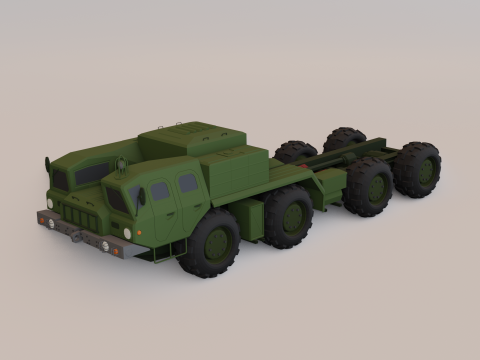 Maz 7310 3D-Modell