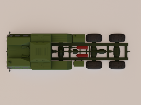 Maz 7310 3D Modell