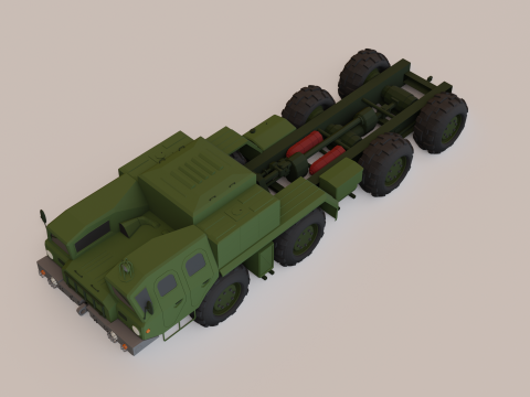 Maz 7310 3D Modell