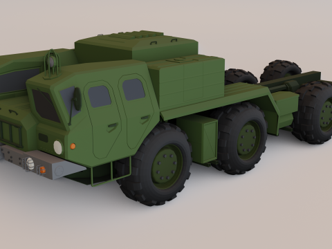 Maz 7310 3D Modell