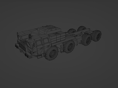 Maz 7310 3D Modell