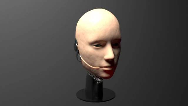 Android girl 3D Print Model .c4d .max .obj .3ds .fbx .stl .blend 
