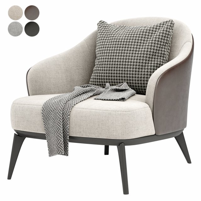 LESLIE ARMCHAIRS 3Dモデル .c4d .max .obj .3ds .fbx .stl .blend 