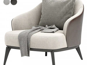 レスリーアームチェア 3Dモデル