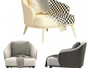 LESLIE ARMCHAIRS 3D Model