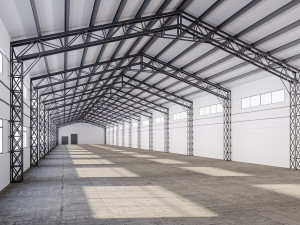 Low poly warehouse 02 Modelo 3D