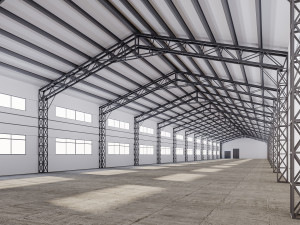 Low poly warehouse 02 Modelo 3D